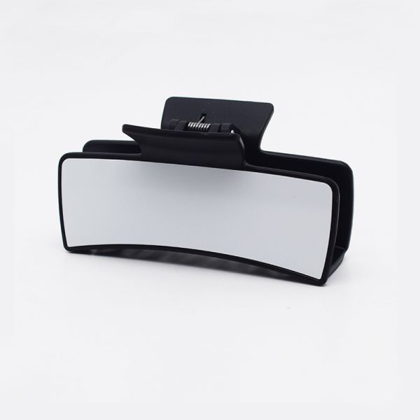 Double Sided Colored Plastic Sublimation Hair Clip With Aluminum Sheet Custom Claw Clip