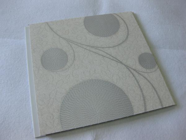 Residential Integrated PVC Ceiling Tiles For Office , Natural Wood Grain Panels