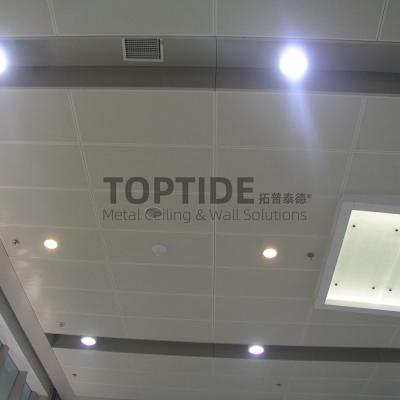 Sound Absorbing Aluminium / Steel Decorative False Ceiling Acoustic Perforated Panel