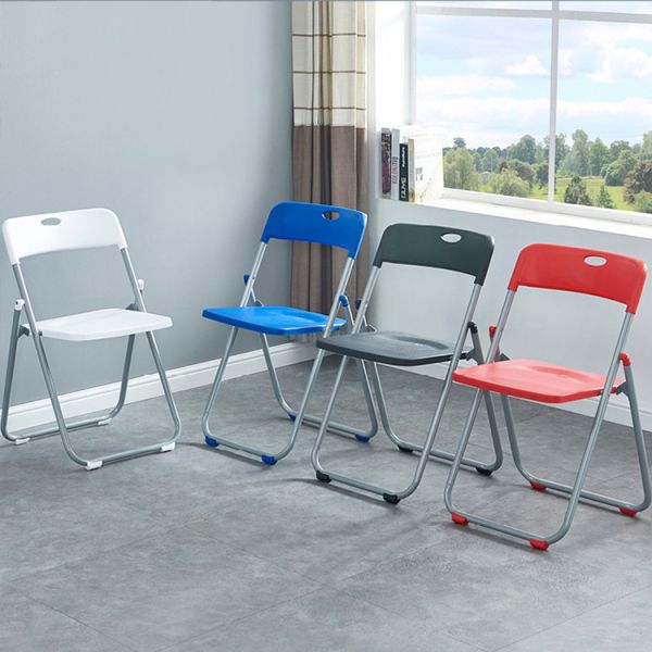 Metal Frame Stackable Folding Plastic Dining Chair for Hotel Outdoor Garden Restaurant