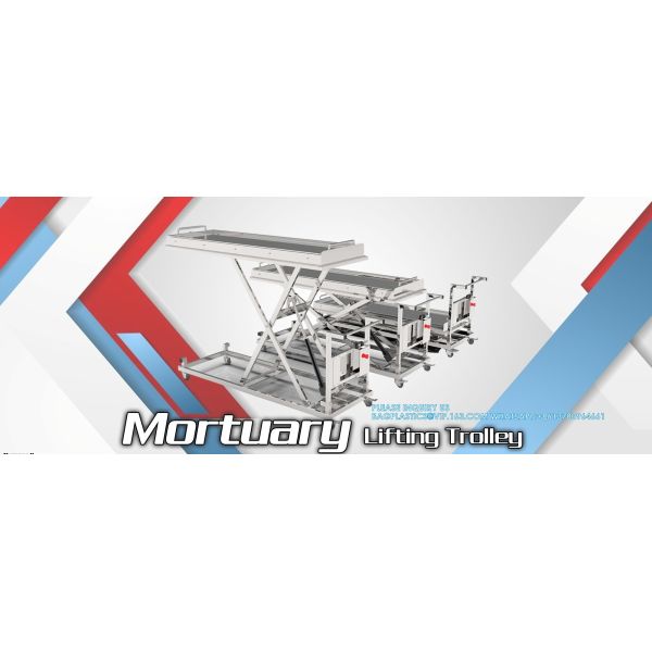304 Stainless Steel Cadaver Trolley Lift Mortuary Morgue Hydraulic Body Lifter Coffin Accessories