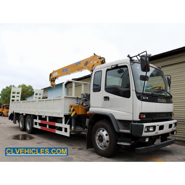 FVZ 300hp ISUZU Truck Mounted Crane 15m Telescopic Boom Crane Truck