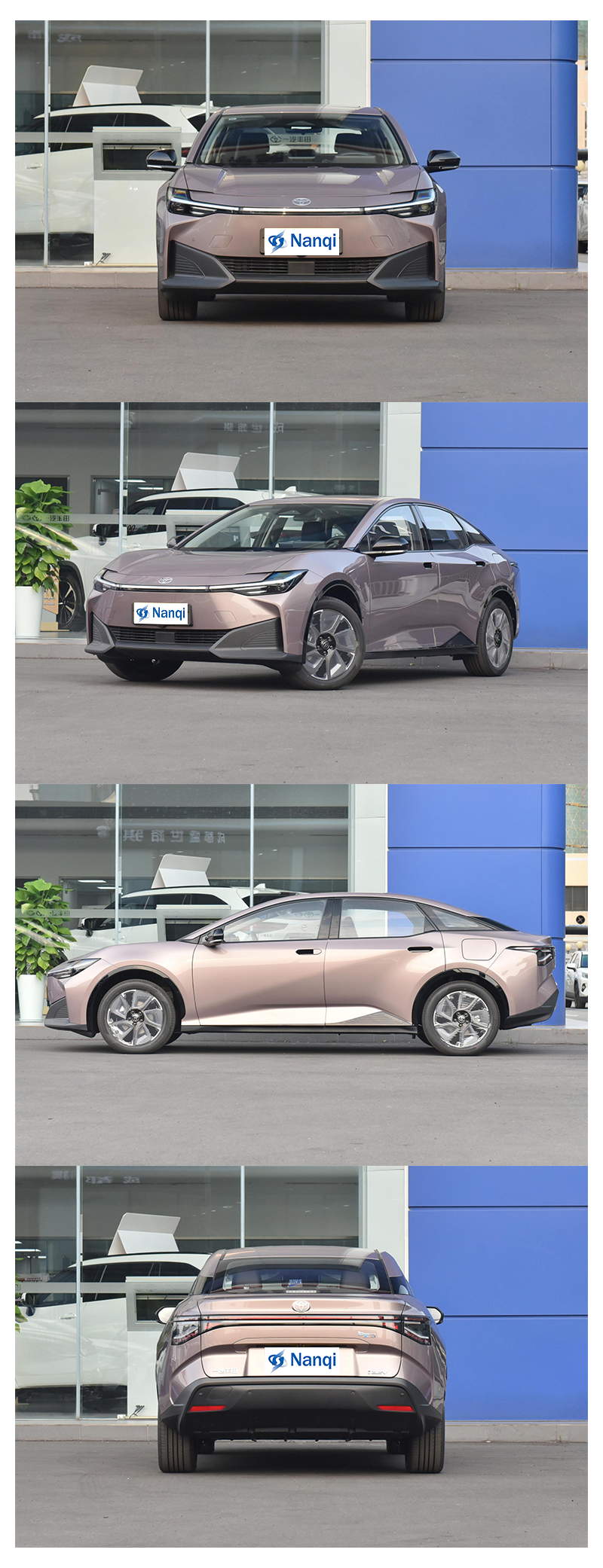 Brown Toyota bZ3 Battery Electric Vehicle For Daily Commuting