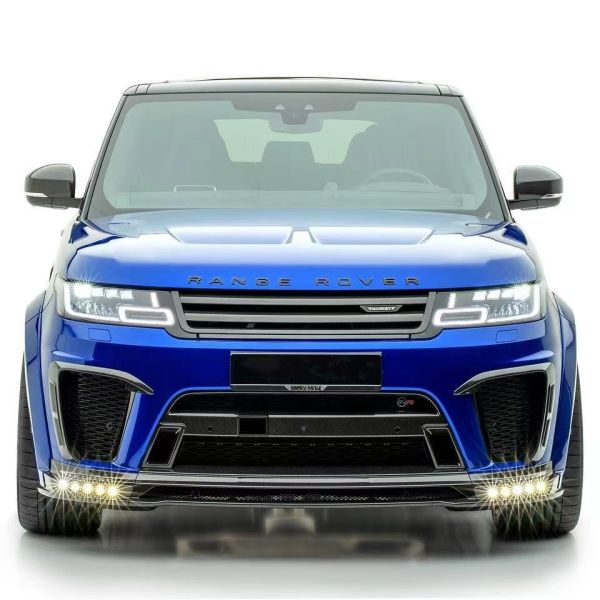 Kit de réparation de remplacement de la carrosserie Land Rover 2017 - 2019 Spoiler Hood Résine Fibre Front Lip