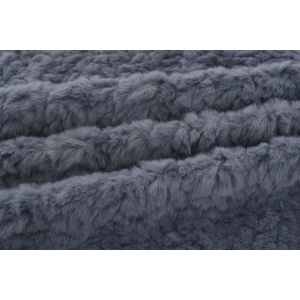 Recycled 100% Polyester Fabric 20mm Plush Thick Faux Fur Lifelike Fox Fabric for Clothing Women's Wear Cloth Plush Coat Shoes