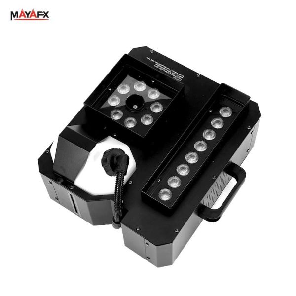 3000W LED Smoke Geyser with DMX512 Control and RGB Lighting for Disco Bar Club Events