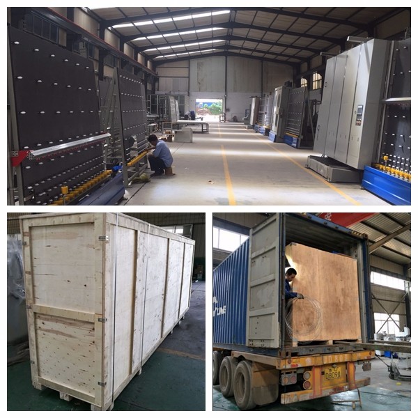 Horizontal Insulating Glass Auto Sealing Machine Robot , Automatic Sealant Sealing Line