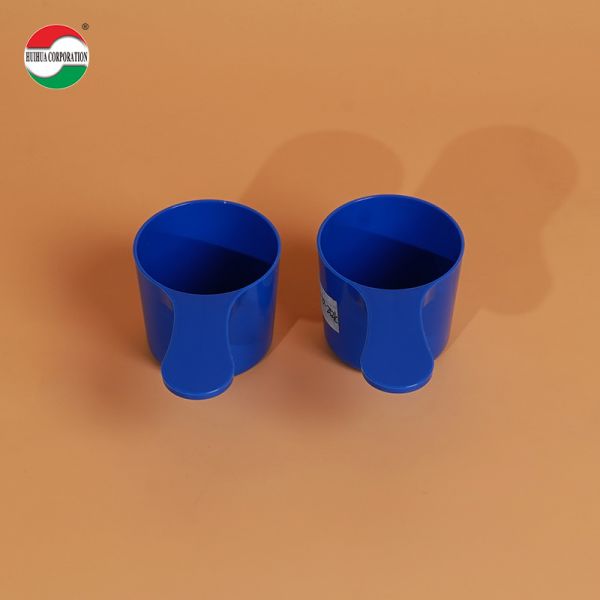 35 g de color azul oscuro de plástico claro cucharita de medida de leche en polvo cuchara de gramo cuchara redonda 95 mm * 45 mm azul