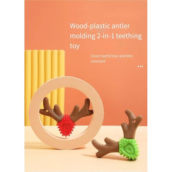 Juguete duradero para mascotas Juguete para masticar para limpiar los dientes