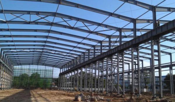 Prefabricated Light Steel Frame Construction Portal Frame Warehouse
