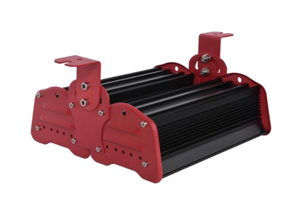 Red Black Industrial Outdoor Led Flood Lights 100 Watt 50000h 120 - 130lm/W