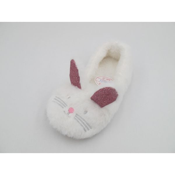 Womens House Slippers Animal Style With 3D Trims