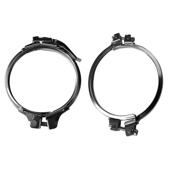 180mm Hvac Systems Parts Pipe Clamps Hoop Clamp With Silicone Gasket Seal Rings