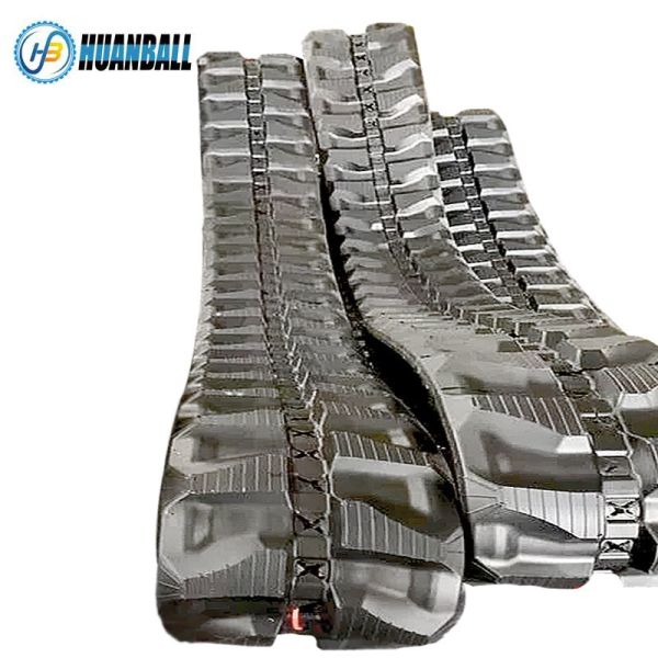 Customize Komatsu CD30r 320mm Wide Excavator Rubber Track Size 320*90*58 for Road