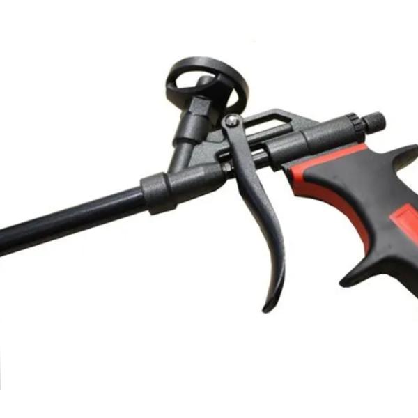 PTFE PU Construction / Assembly Spray Foam Dispensing Gun With Light Duty Adjust Screw