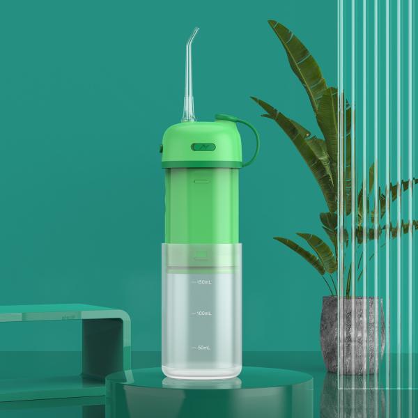 Tipo C IPX7 jato elétrico sem fio portátil mini limpador de dentes com fio dental