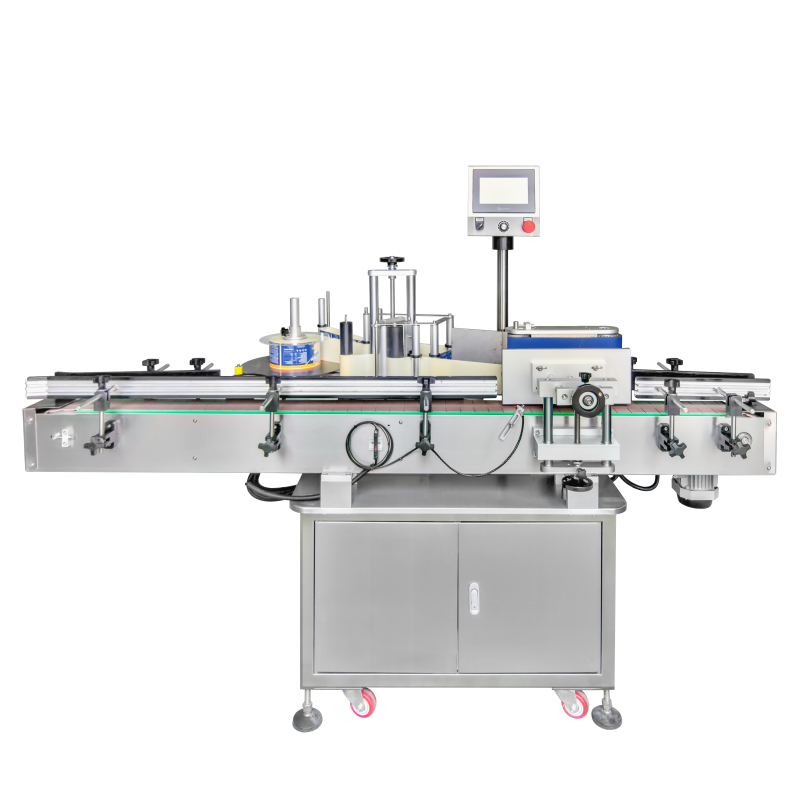 Tabletop Cola Coffee Oval Bottle Labeling Machine Sticker Applicator OEM