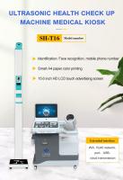 Servicio del uno mismo de la pantalla táctil de la exploración de la temperatura del quiosco 210 cm de la revisión médica del Lcd del hospital