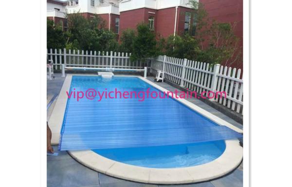 Polycarbonate UV Stable Pool Covers Above Ground Types Beautiful Easy Control