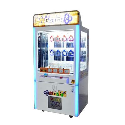 Máquina de venda automática vendendo premiada do presente da chave dourada a fichas com aceitante de Bill
