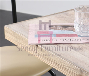 Толщина прочного обеденного стола крытая 3/4/5км ресторана с стороной твердой древесины