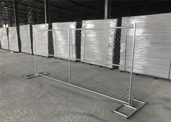 Portable 6x12ft Construction Site Security Fencing Anti Corrosion