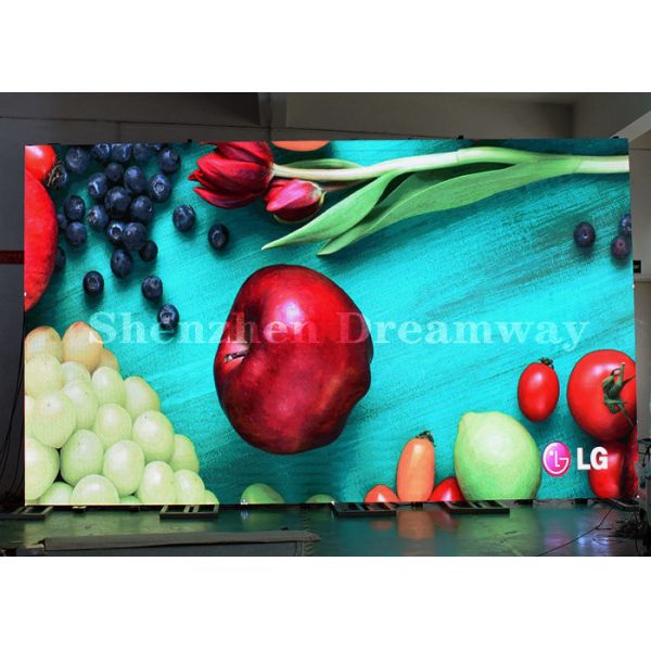2.976 mm Indoor LED Stage Screen Display Rental for advertising / flexible led screen wall