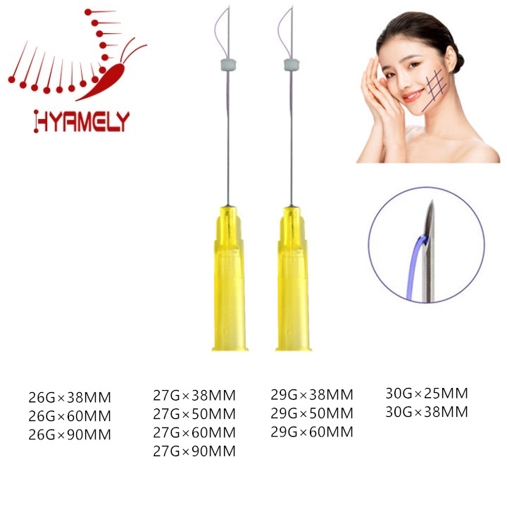 Иглы Hyamely Mono острые впрыскивая потоки PDO для поднимаясь ухода за лицом