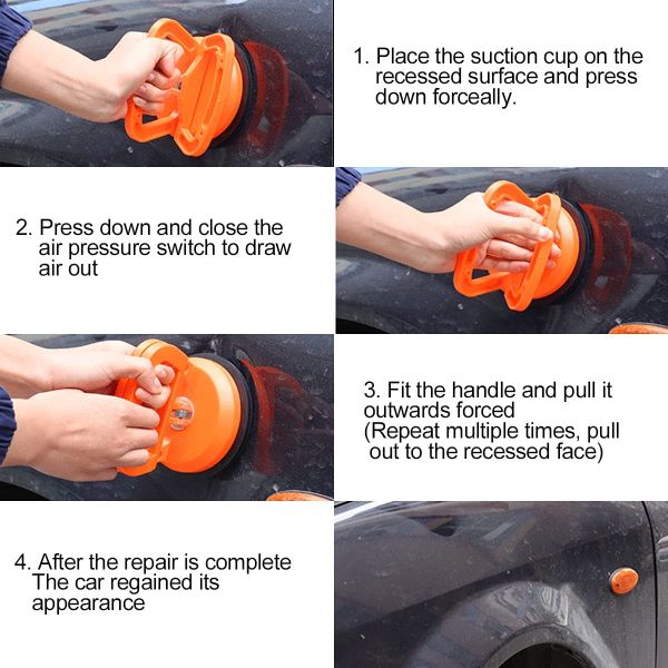 Super PDR Aluminum Alloy Rubber Puller Suction Cup Dent Puller 0.5kg