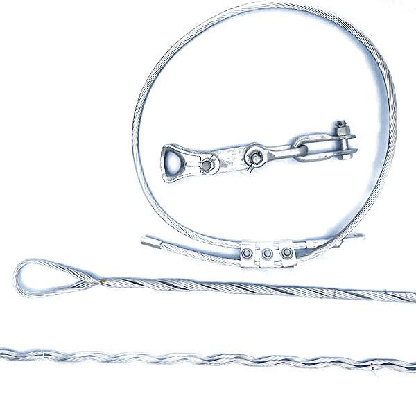 Overhead Cable Fittings High Voltage Electric Power Opgw Suspension Cable Clamp