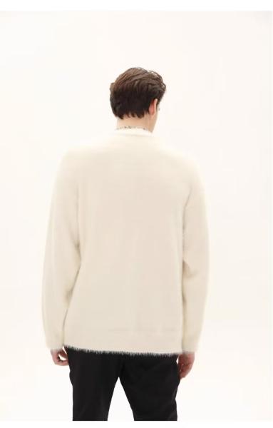 Free Knitwear Sweater Men Pullover Closure for Warmth and Durability Free Shipping New American Letter Design Sweater