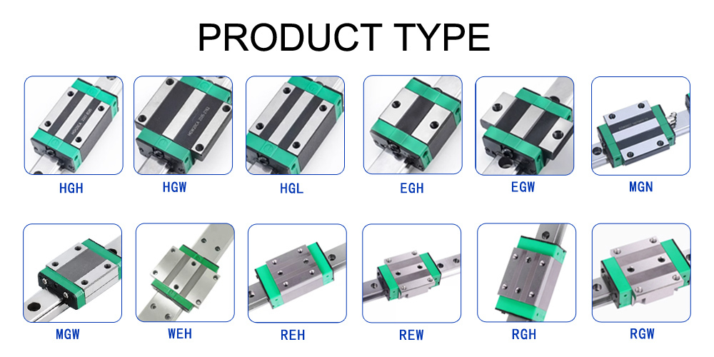 OEM Standard Production Linear Guide EGW30CC Automated Production Line Linear Guide