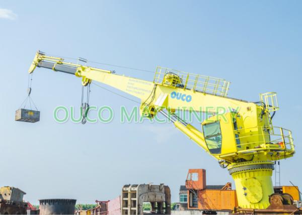 Explosion Proof Offshore Pedestal Telescopic Boom Crane