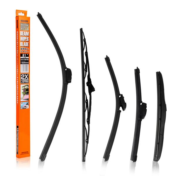 MASUMA Auto Chassis Parts Flat Windscreen Wiper Blade Ideal for 64*42*2cm Windshields