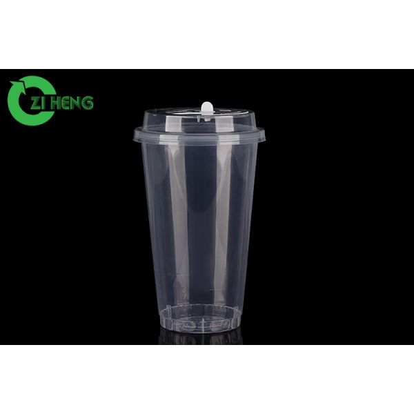 Red Heart Plug Disposable Plastic Lids , Hard Plastic Dome Lids FDA Standard