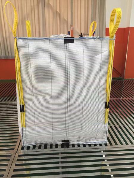 Anti-Static 2500kg 1 Tonne Jumbo PP BIg Bags For Hazmat Chemicals