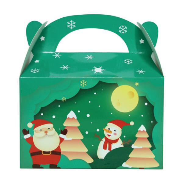 As crianças biodegradáveis entregam à terra arrendada 2mm 1200gsm o Natal Eve Apple Box