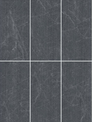 Dark Gray 60x120cm Matte Antique Finish 3D Line Outdoor Porcelain Tile