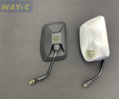 TUKTUK Tricycle Motorcycle Plastic Parts Rearview Side Mirror For BAJAJ RE