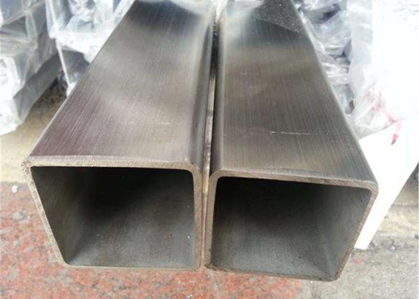 ASTM A270 310 Garde SS Rectangular Pipe Bright Annealed Surface Seamless Type