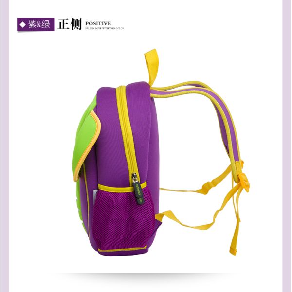 3D Cartoon Characte Kid School Backpack Zipper Wear Resistant