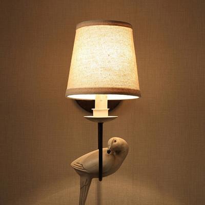 Retro loft wall lamp double heads bird light study office stair aisle living room bedroom Birds wall light9WH-VR-45)