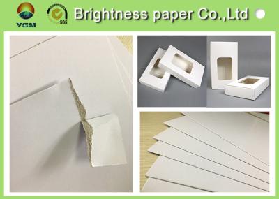White Backing Board Hang Tag Paper Board With 100% Recycled Pulp 31 * 43