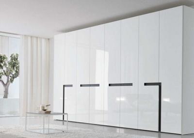 20MM Bedroom Design With Walk In Closet 4 Door Wardrobe With Drawers SGS
