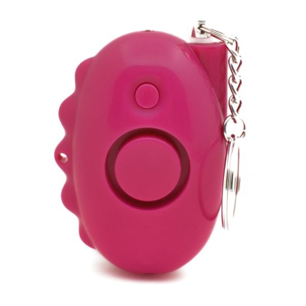 Red Safe Nomad Personal Alarm 120dB Led Ladies Bag Self Defense Siren With Pull Pin