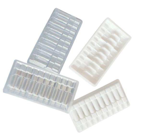 Medicine PET Ampoule Tray Water Injection 1ml ~ 10ml Ampoule Tray Customization