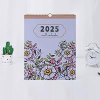 Fin de mes Diciembre Calendario de pared personalizado en diseño retangular Tipo de papel brillante
