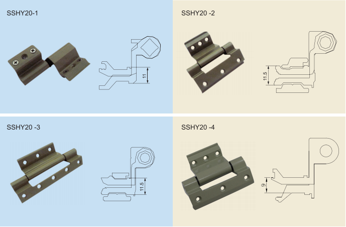 Furniture Powder Painted Concealed Door Hinges Hardware / Cabinet Door Hinges