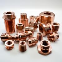 Peças de torneamento CNC de cobre de precisão personalizadas Peças CNC de polimento de espelho