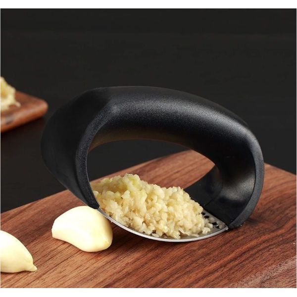 Custom Logo Fruit Vegetable Tools Stainless Steel Garlic Press Chopper Kitchen Gadget Tool